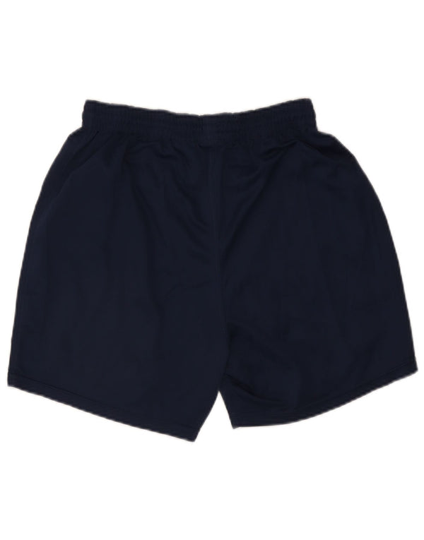 Shorts esportivos masculinos Nike médio azul marinho poliéster