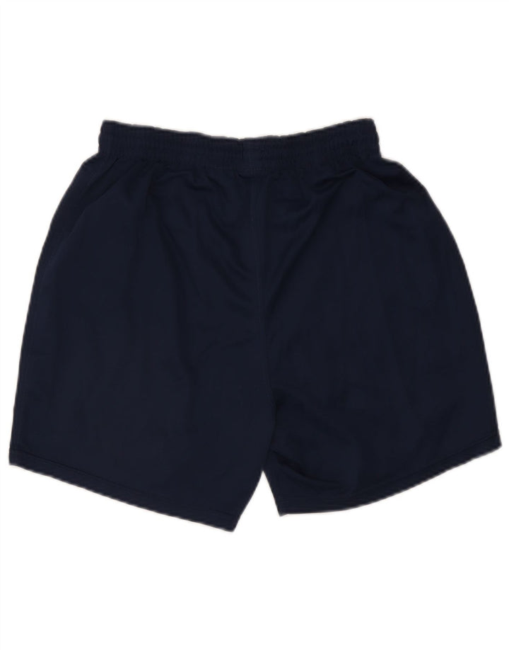 Shorts esportivos masculinos Nike médio azul marinho poliéster