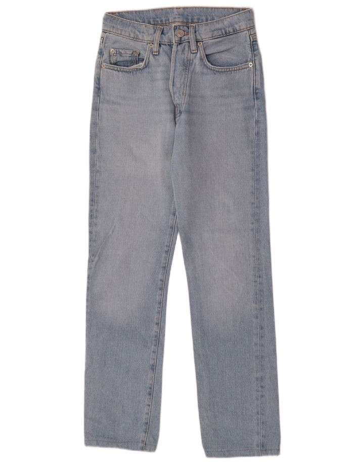Jeans retos femininos Massimo Dutti W25 L28 azul
