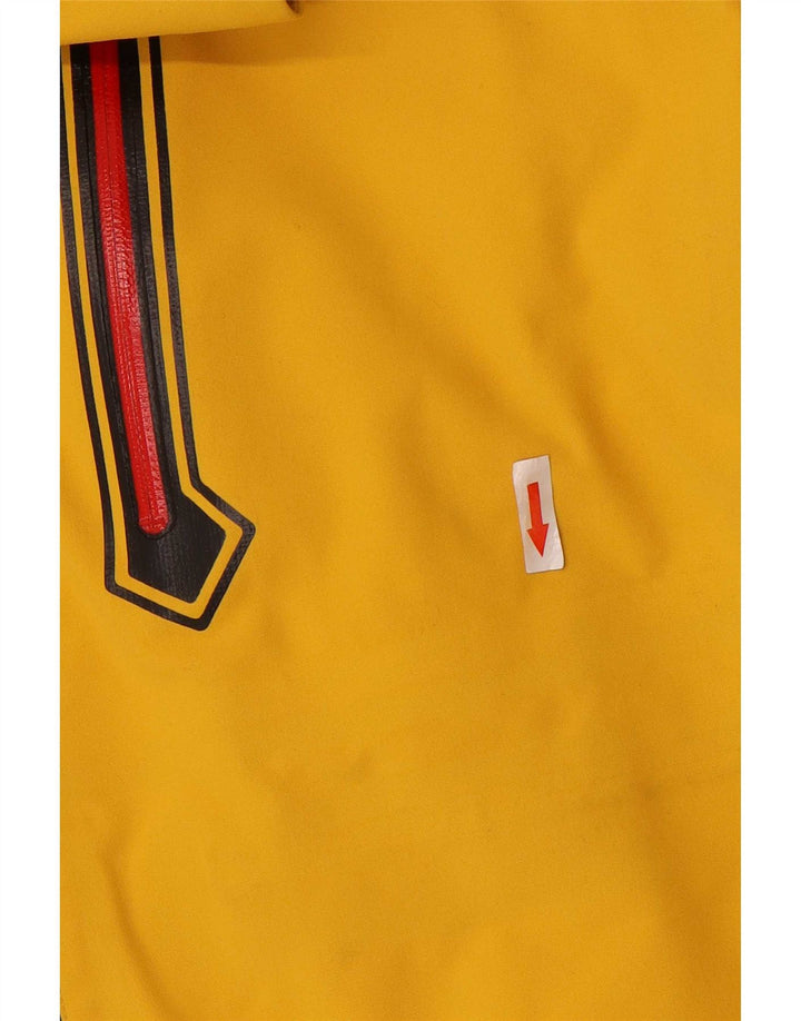 Jaqueta de chuva masculina McKinley com capuz UK 38 amarelo médio