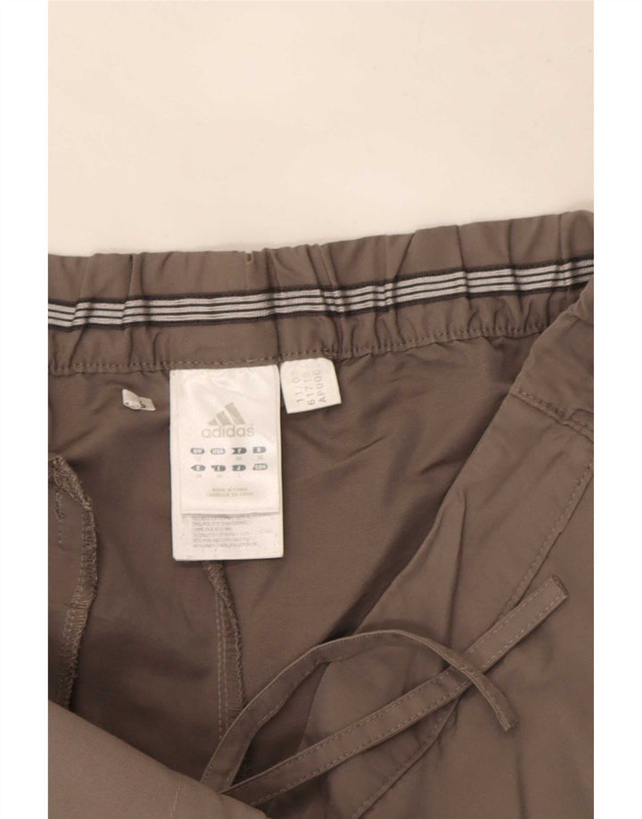 Bermuda Feminina Adidas UK 12 Médio W30 Cinza Algodão