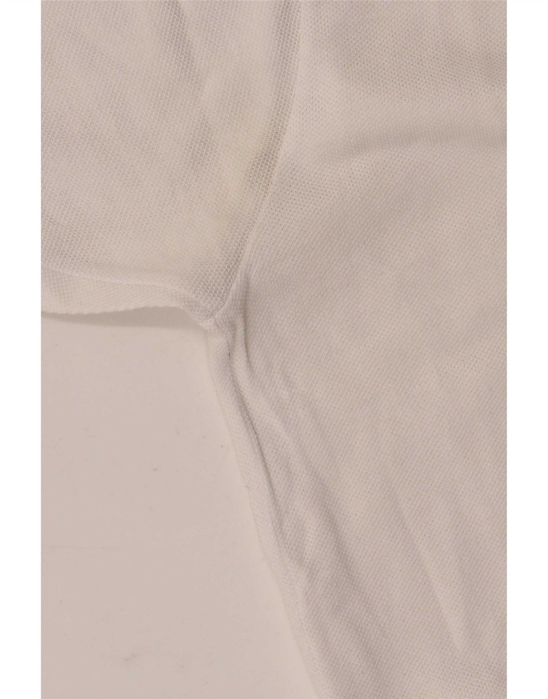 Camisa polo masculina Lacoste tamanho 3 pequeno algodão branco