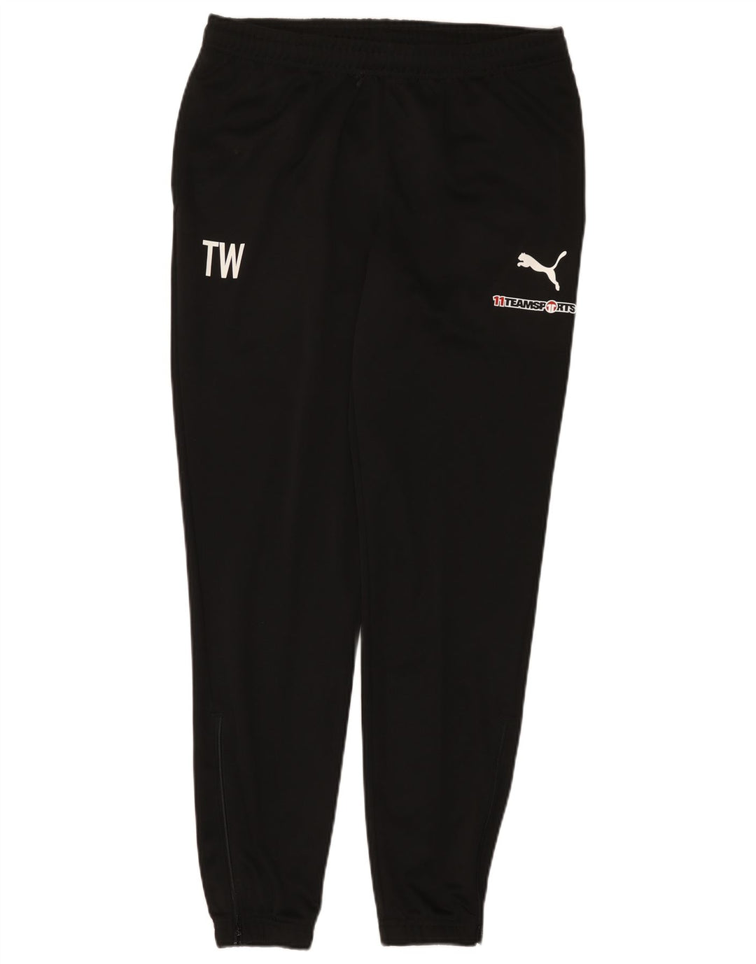 Calça esportiva masculina Puma Graphic Joggers grande poliéster preto