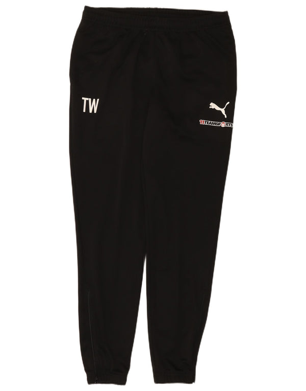 Calça esportiva masculina Puma Graphic Joggers grande poliéster preto