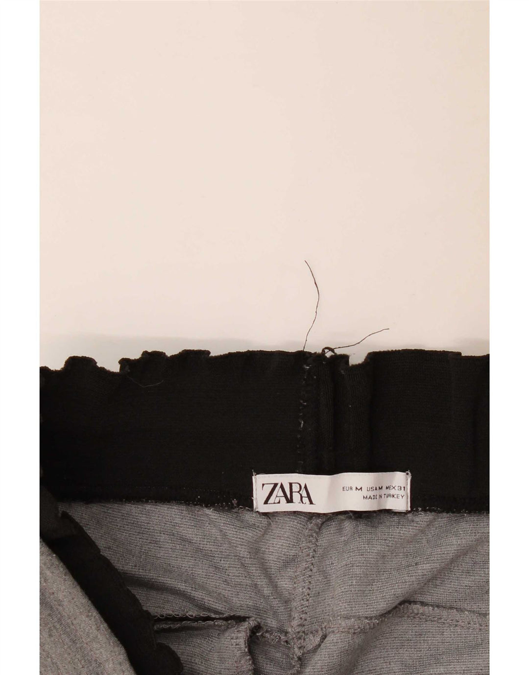 Zara Mens Crop Calça de treino cinza médio Colourblock