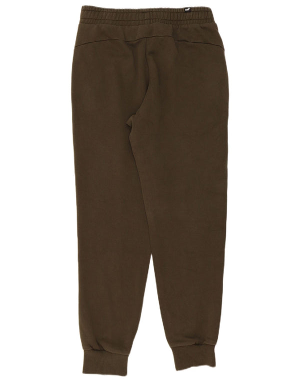 Calça de treino masculina Puma Joggers médio cáqui algodão