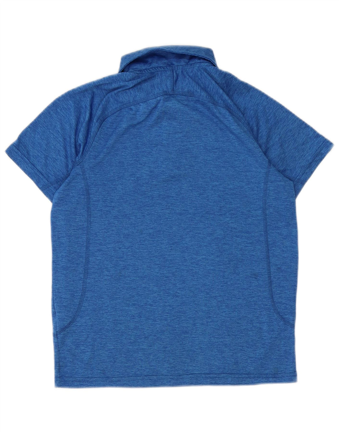 Camisa polo masculina REEBOK 11-12 anos poliéster manchado azul