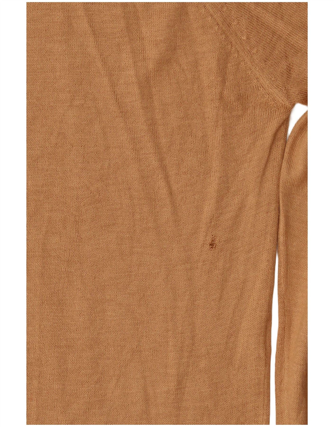 Suéter feminino Zara com gola canoa Reino Unido 14 médio bege