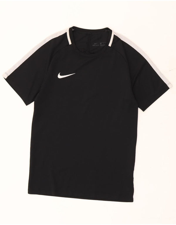 Camiseta Nike Masculina Dri Fit Top Pequeno Bloco Colorido Preto