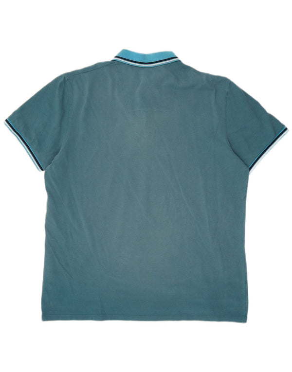 Camisa polo masculina JACK & JONES XL algodão azul