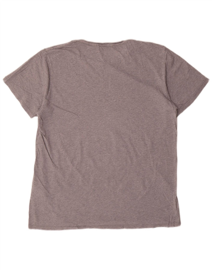 Camiseta gráfica masculina Levi's Top grande de algodão cinza