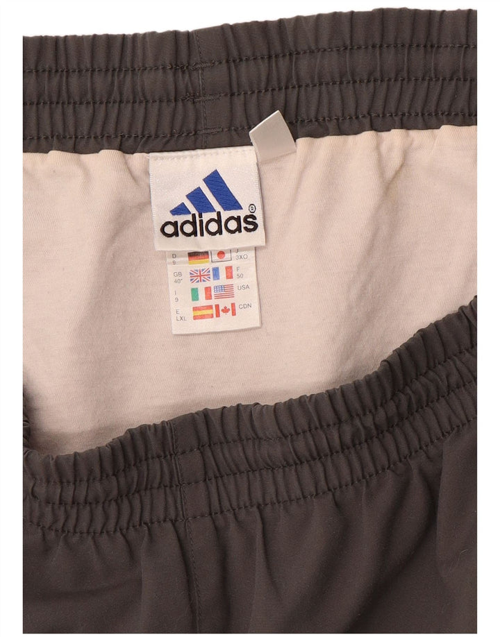 Shorts esportivos masculinos ADIDAS XL cinza poliéster