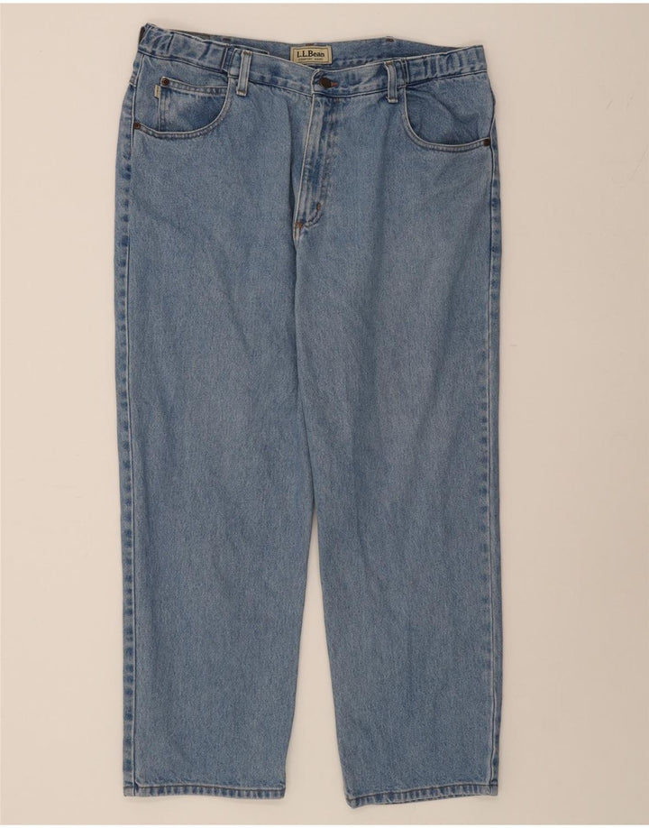 L.L.BEAN Mens Straight Jeans W38 L29 Blue Cotton Vintage L.L.Bean and Second-Hand L.L.Bean from Messina Hembry 
