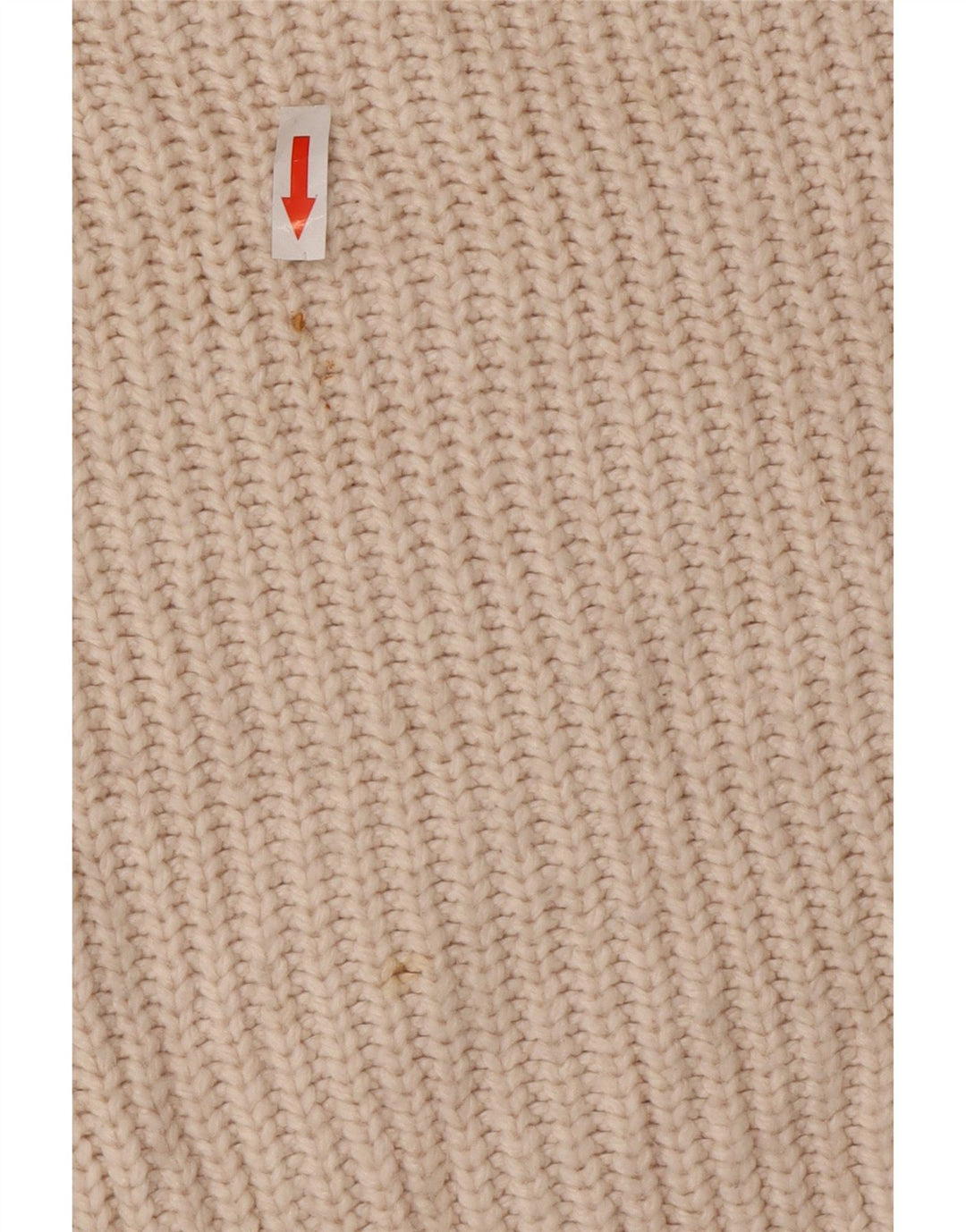 Suéter feminino Marks & Spencer com gola redonda UK 14 médio off white