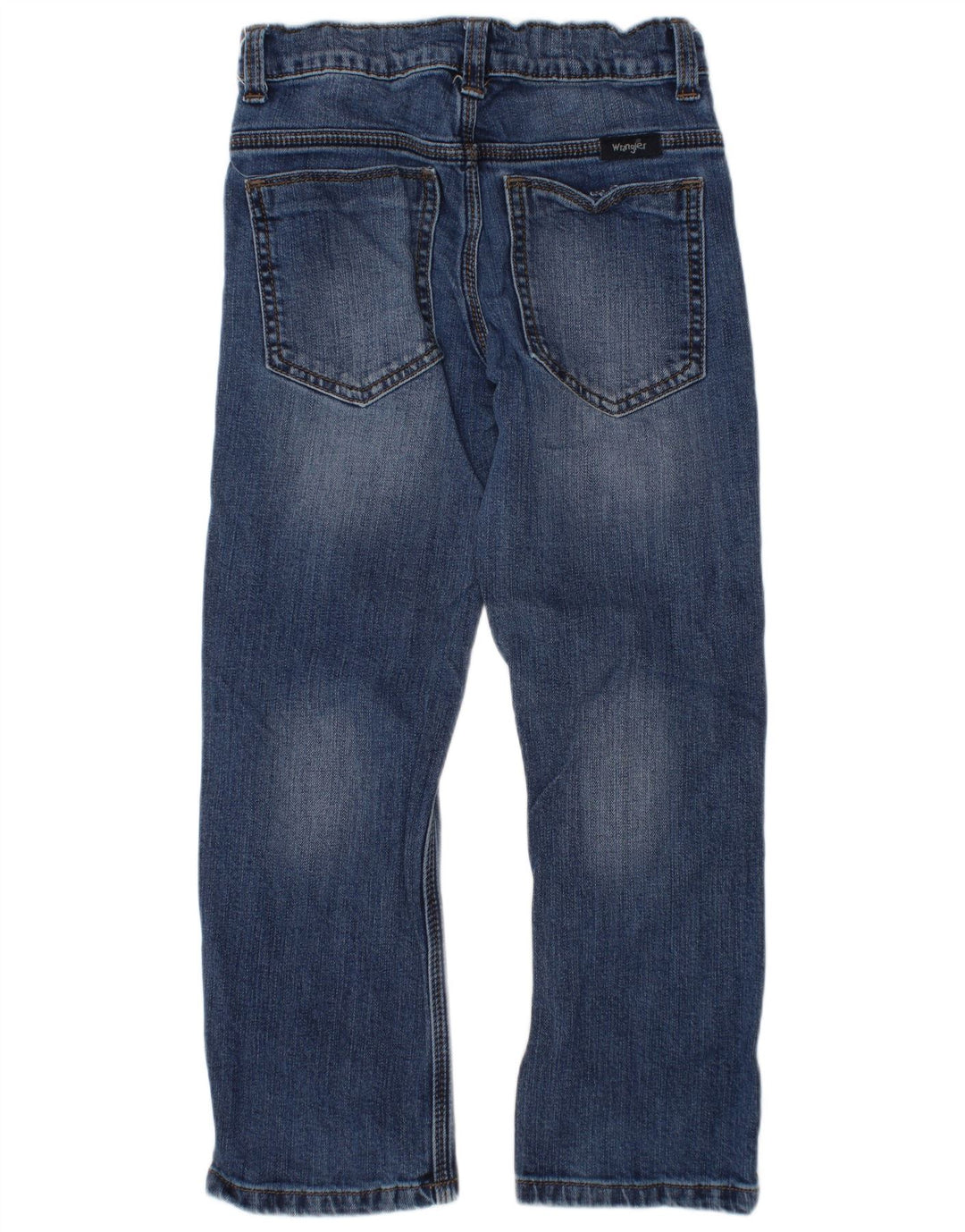 WRANGLER Meninos Jeans Retos 5-6 Anos W24 L20 Azul Algodão
