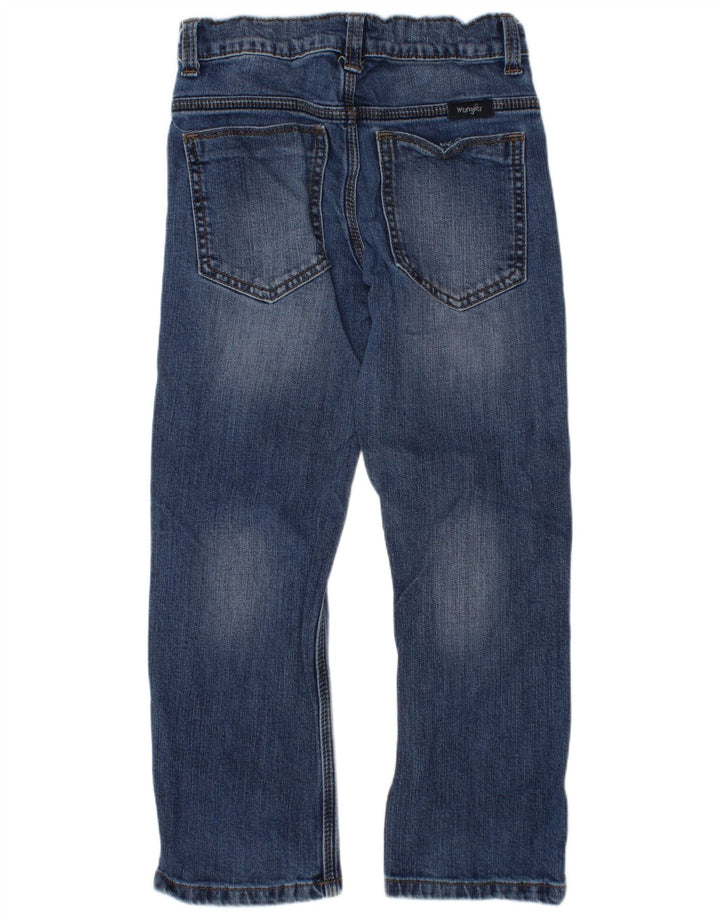 WRANGLER Meninos Jeans Retos 5-6 Anos W24 L20 Azul Algodão