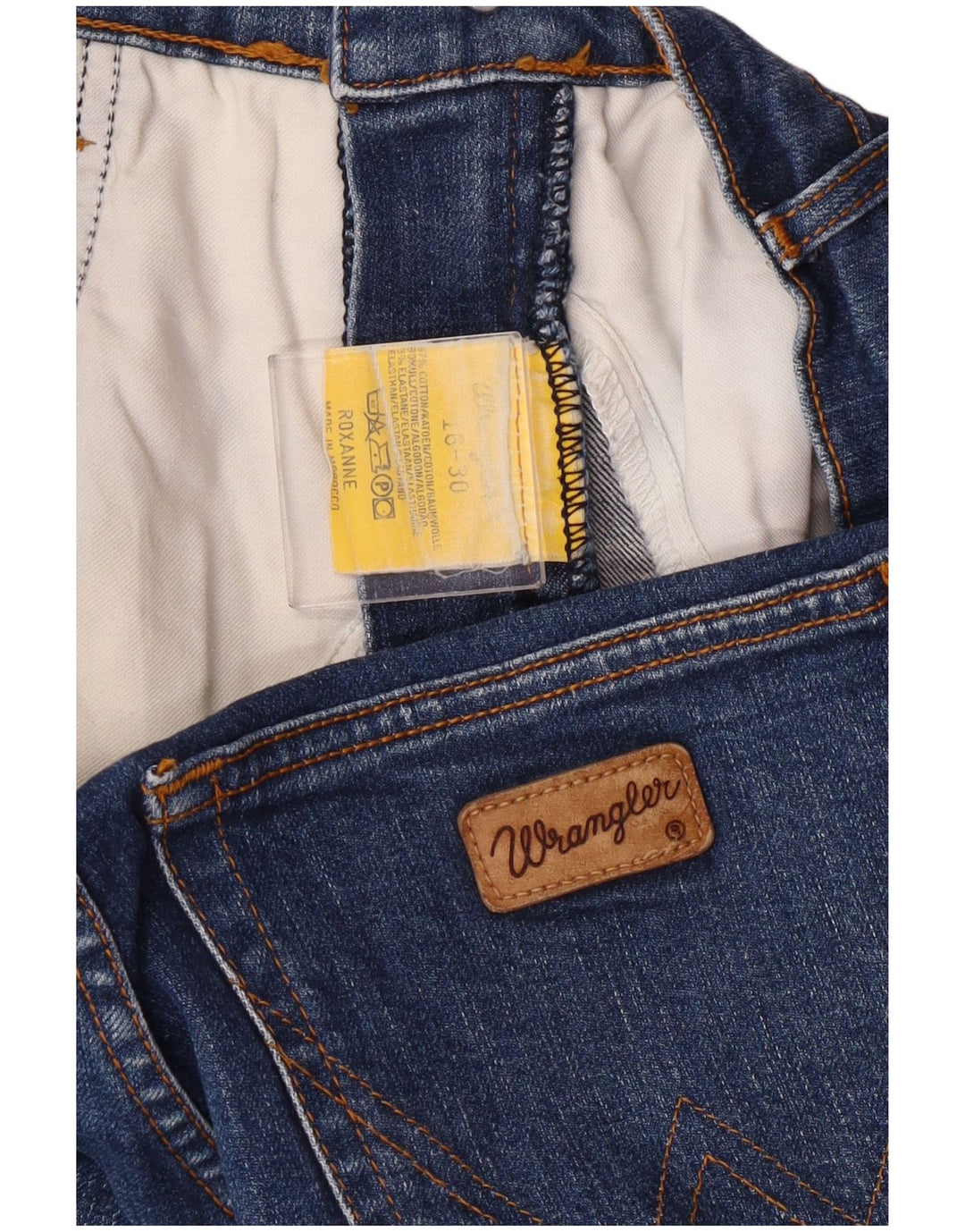 Jeans Wrangler Meninos Slim 15-16 Anos W30 L30 Azul Algodão