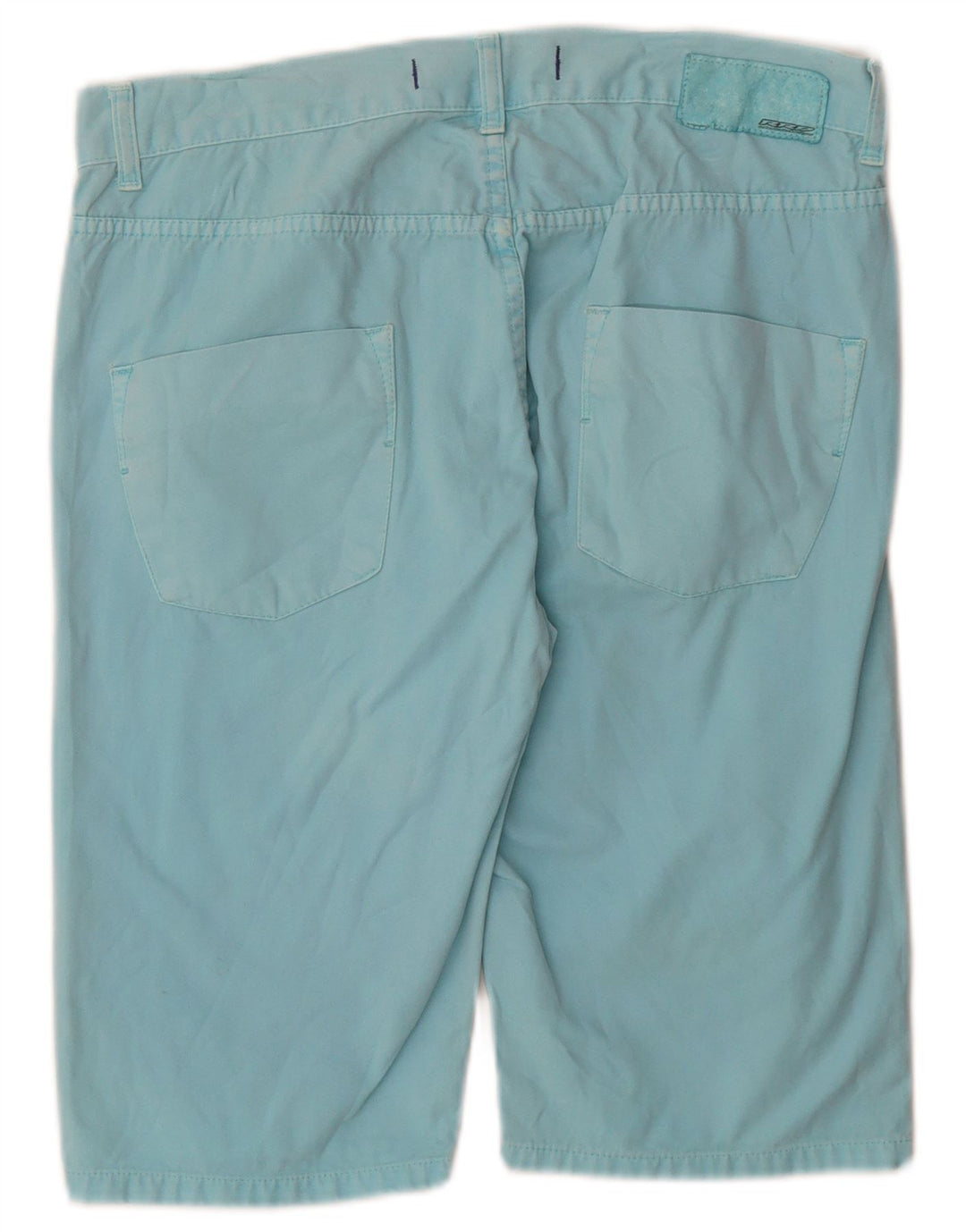 Shorts casuais masculinos RRD W32 algodão azul médio