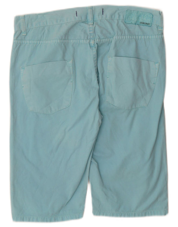 Shorts casuais masculinos RRD W32 algodão azul médio