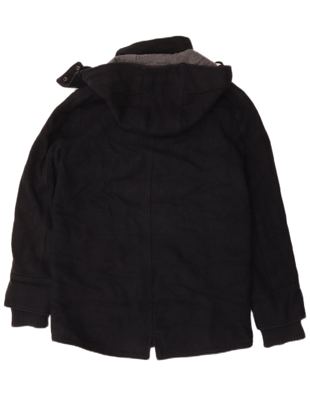 Jaqueta Parka masculina Superdry com capuz UK 36 pequena lã azul marinho