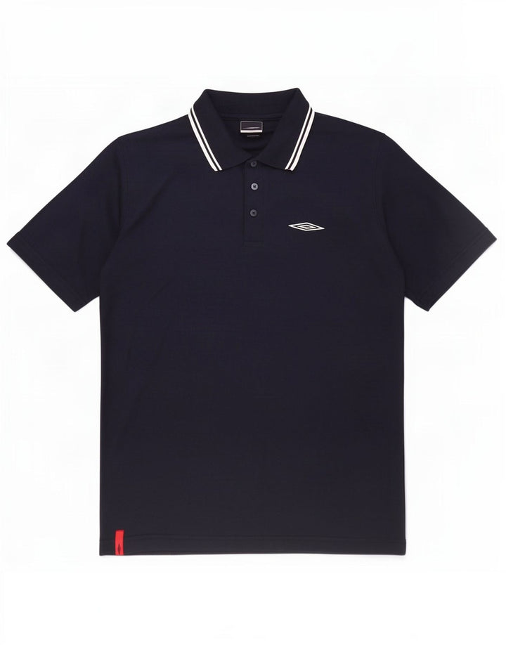 Camisa polo masculina Umbro média azul marinho poliéster