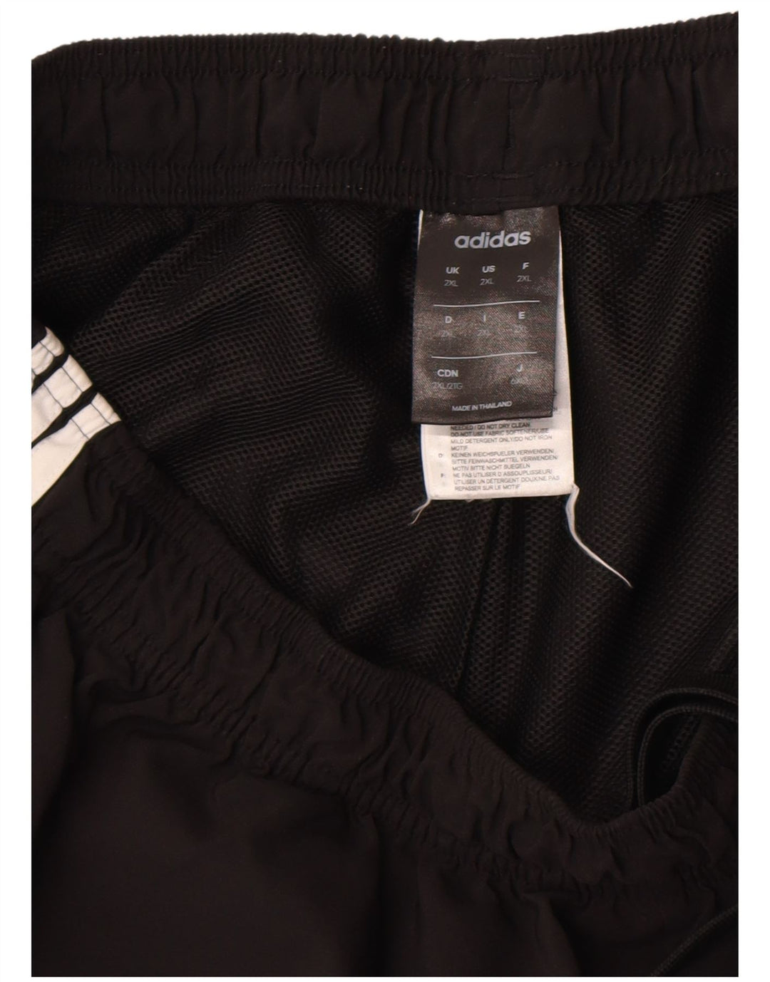 Shorts esportivos masculinos Adidas 2XL poliéster preto