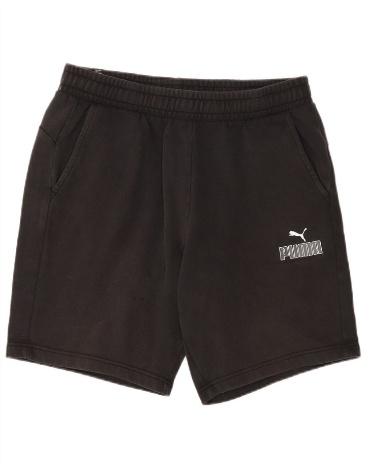 Puma Mens Sport Shorts Grande Algodão Preto