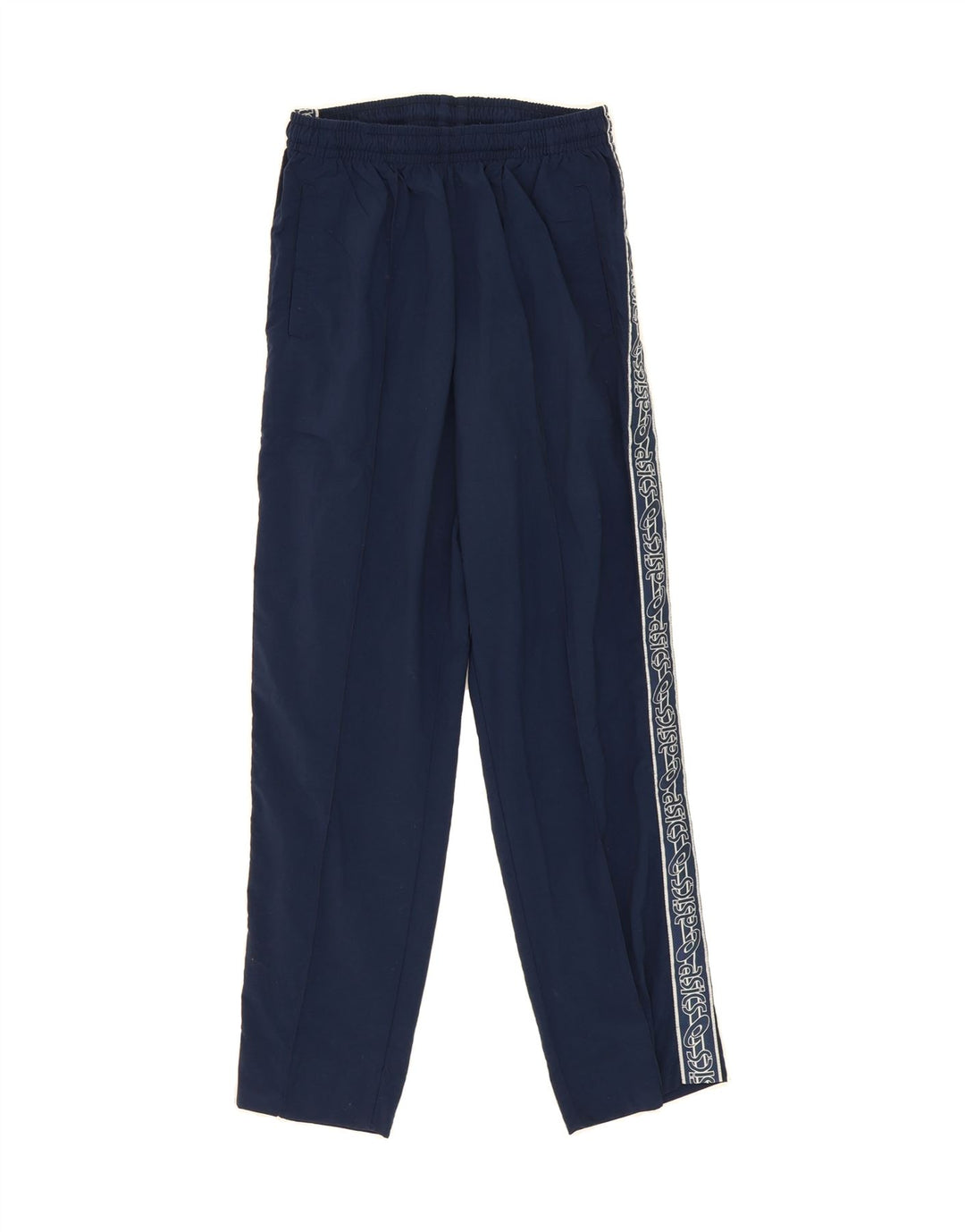 ASICS Mens Graphic Full Tracksuit Médio Azul Colourblock Nylon