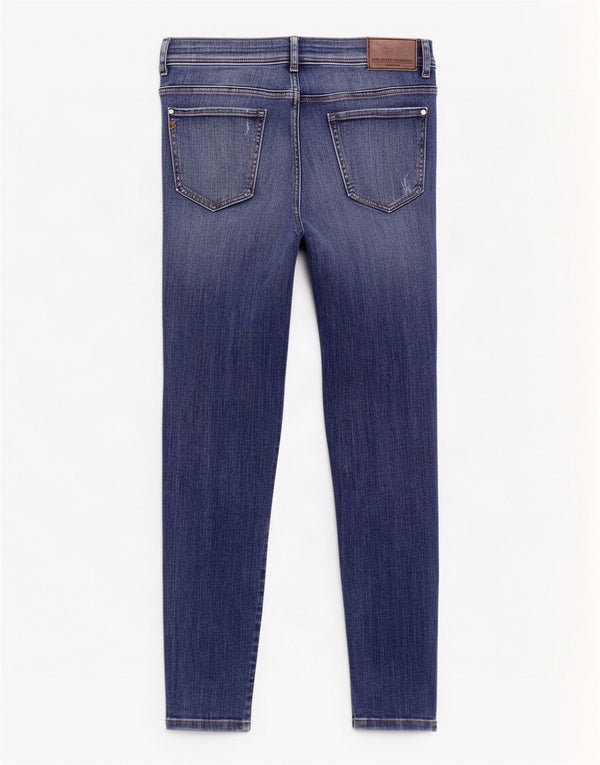 Calça jeans skinny feminina Zara EU 40 médio W30 L28 algodão azul
