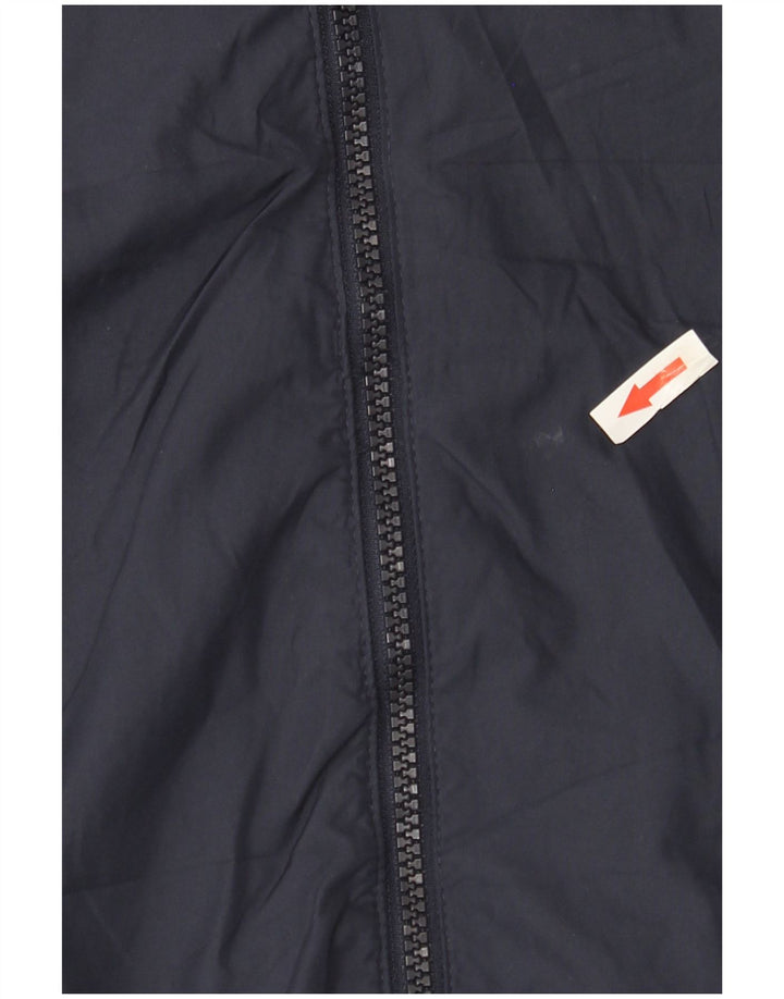 Adidas Womens Stella McCartney Oversized Rain Jacket Reino Unido 10 Pequeno Azul Marinho