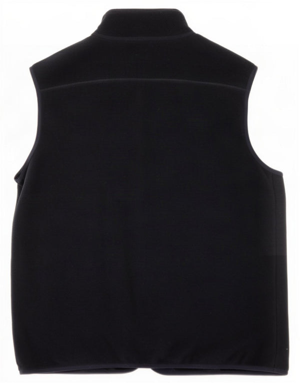Marks & Spencer Mens Fleece Gilet UK 40 Grande Poliéster Azul Marinho