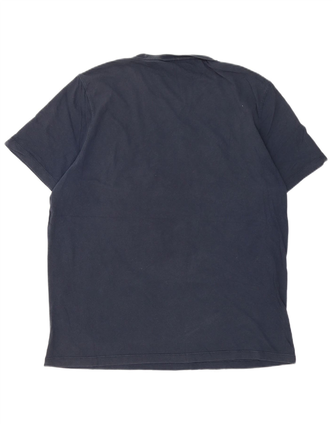 Camiseta gráfica masculina Michael Kors Top grande algodão azul marinho