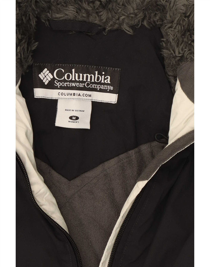 Jaqueta de esqui feminina Columbia UK 14 médio preto nylon