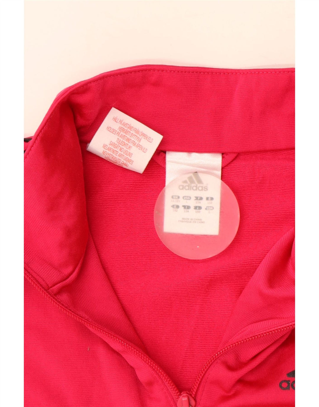 Jaqueta Adidas Meninas Treino Top 11-12 Anos Rosa Poliéster