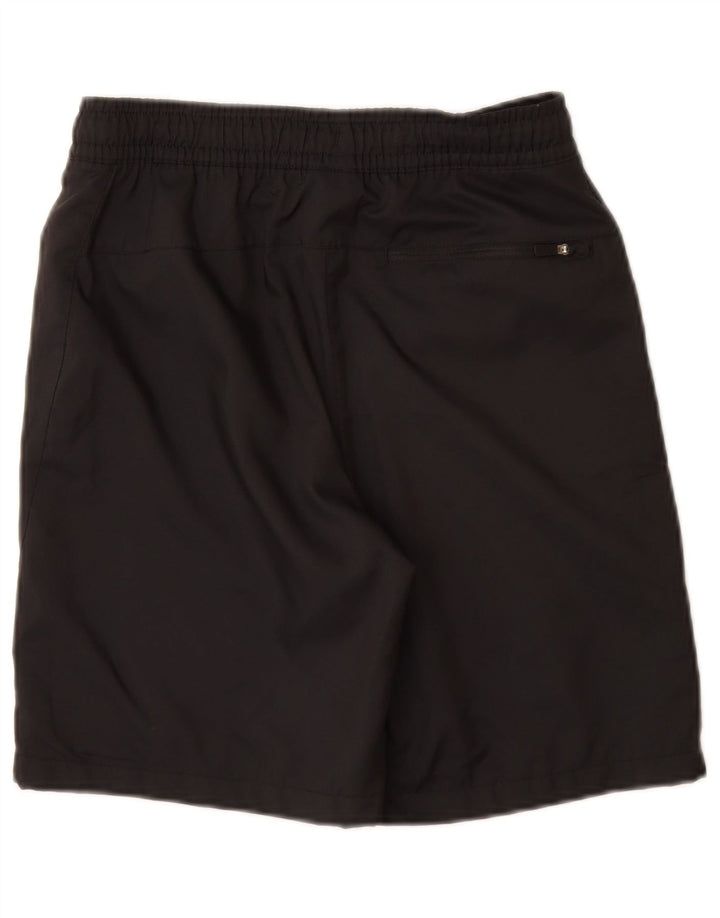 NIKE Boys Graphic Sport Shorts 12-13 Years Large Black Polyester