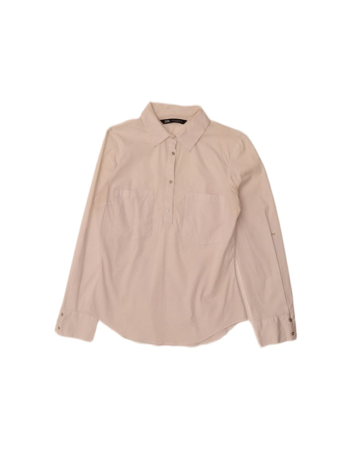 Pulôver feminino ZARA UK 12 Médio Off White