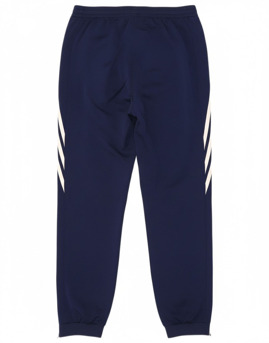 Adidas meninos calças de treino joggers 13-14 anos XL azul marinho poliéster