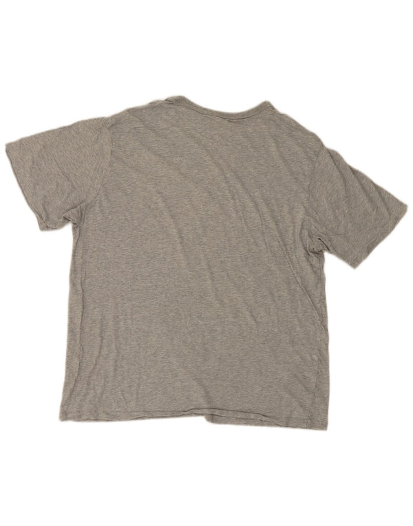Camiseta gráfica masculina Champion 2XL algodão cinza