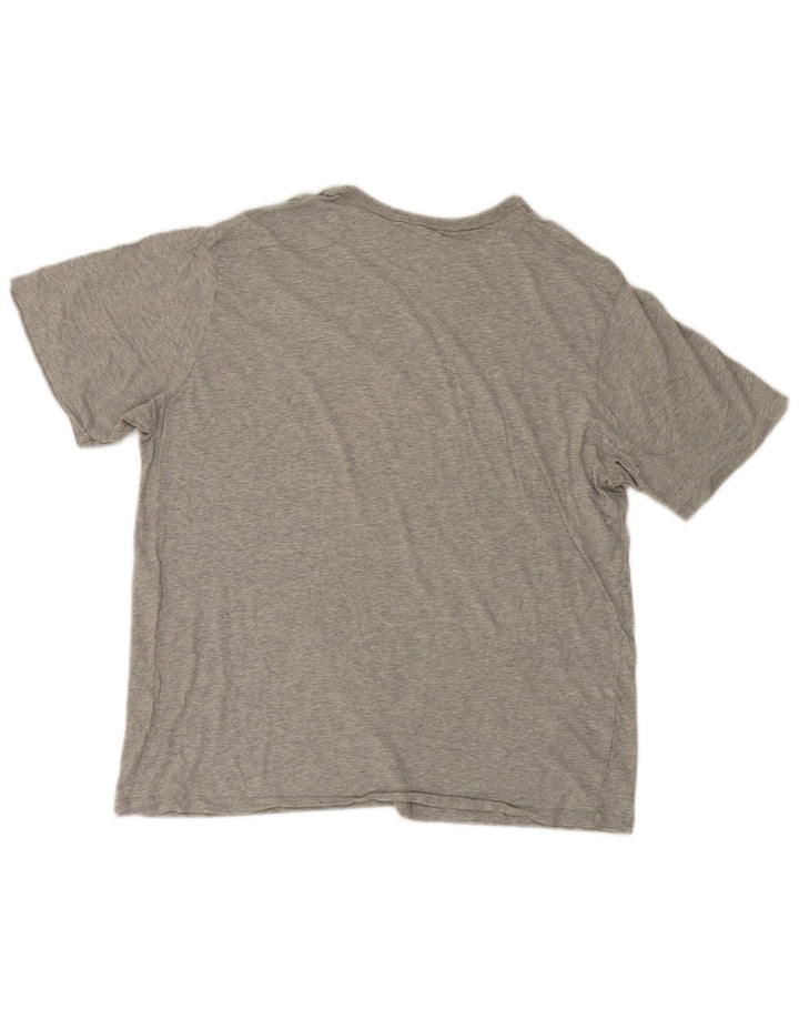 Camiseta gráfica masculina Champion 2XL algodão cinza
