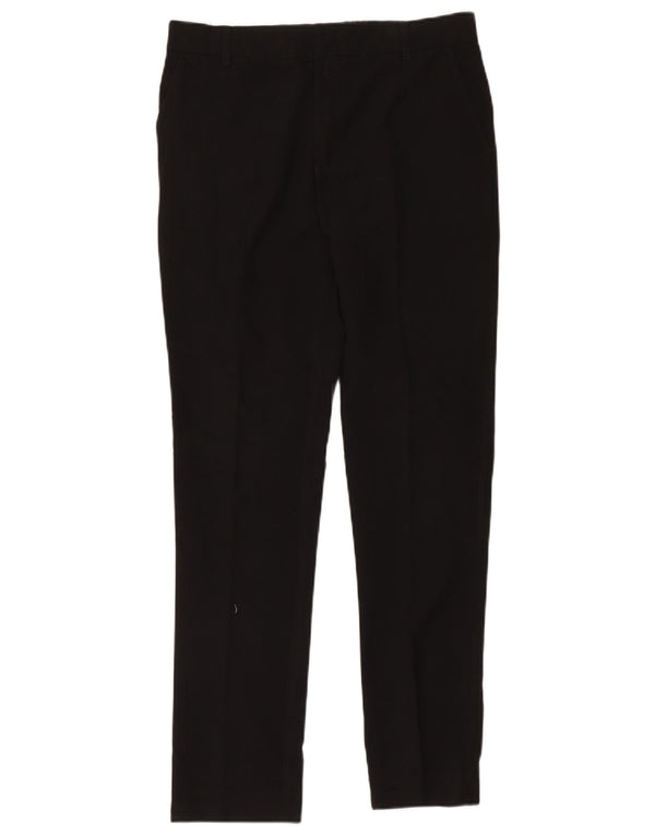 Calças de terno slim para meninas Marks & Spencer 15-16 anos W32 L29 pretas