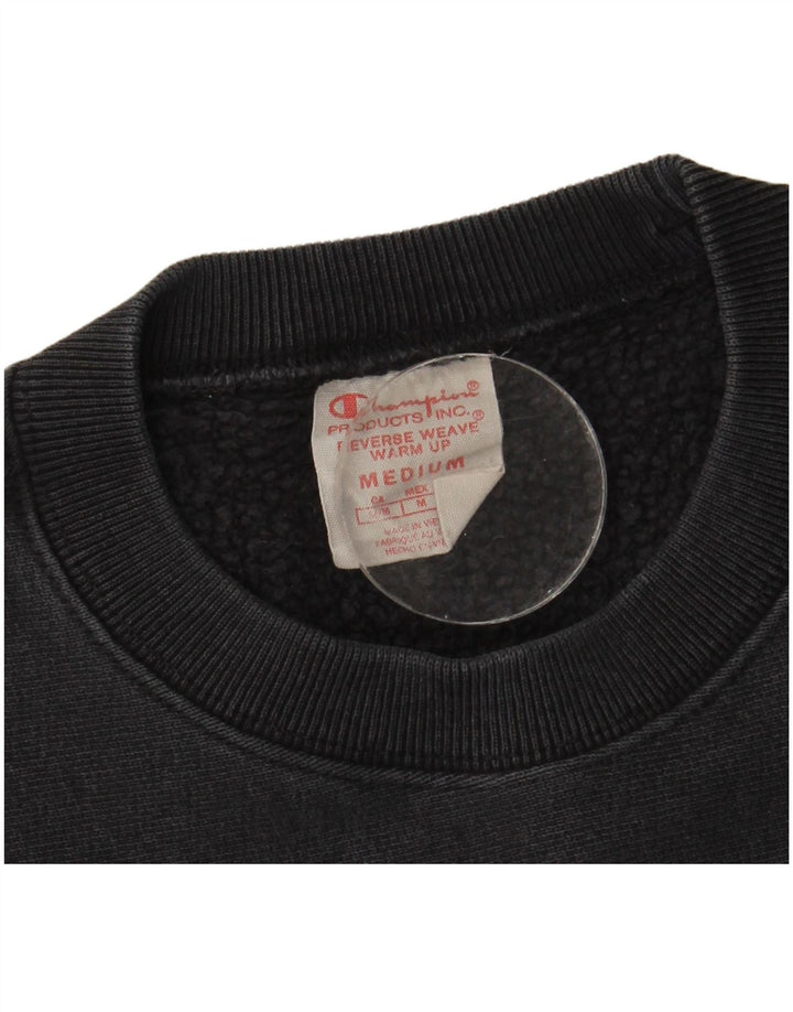Champion moletom masculino jumper médio algodão preto