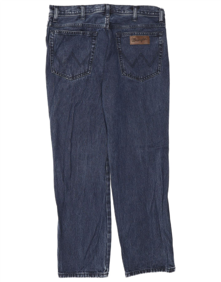 Wrangler Masculino Texas Straight Jeans W34 L30 Azul Marinho
