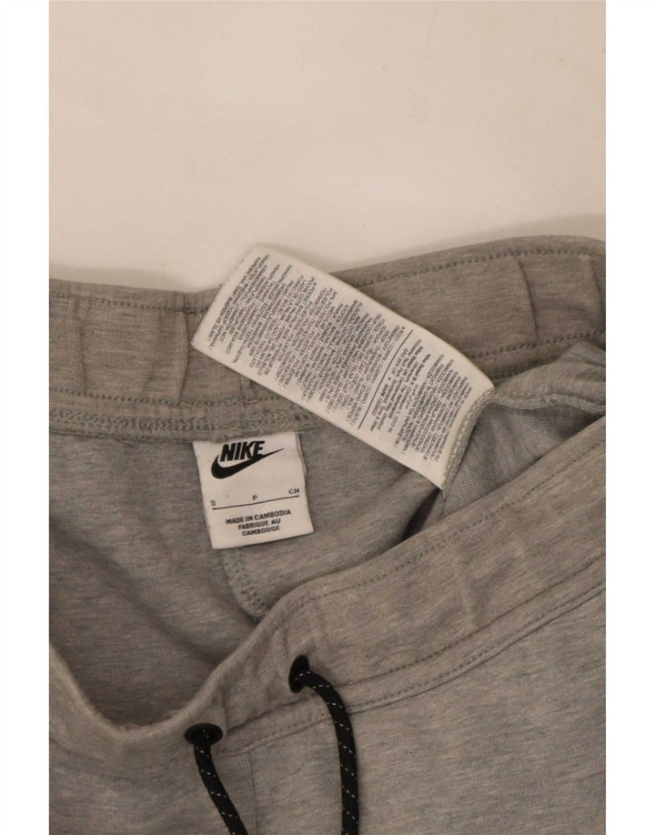 Calça de treino masculina Nike joggers pequeno algodão cinza