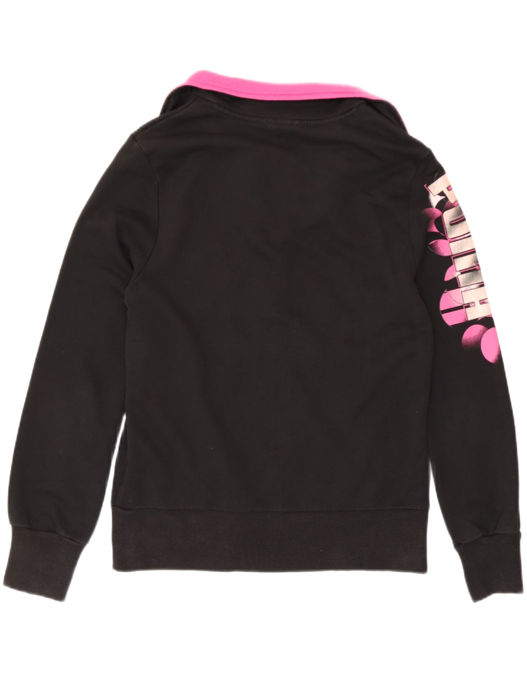 Jaqueta feminina Puma Graphic Tracksuit Top UK 14 Médio Preto