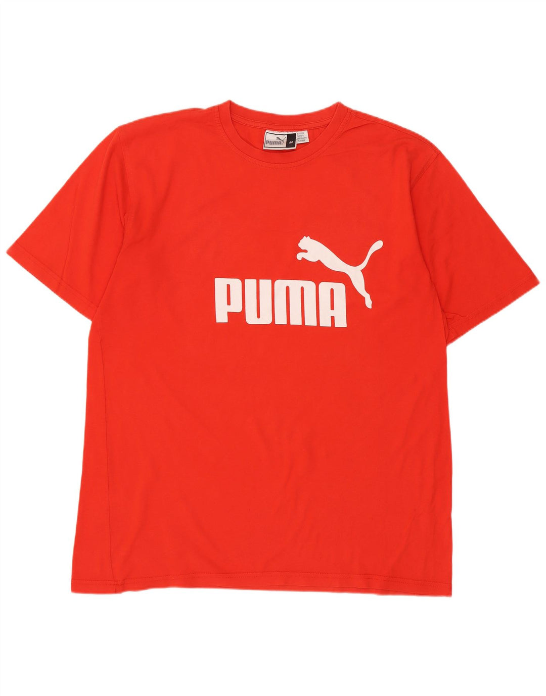 Puma Camiseta Masculina Graphic Top Médio Vermelho