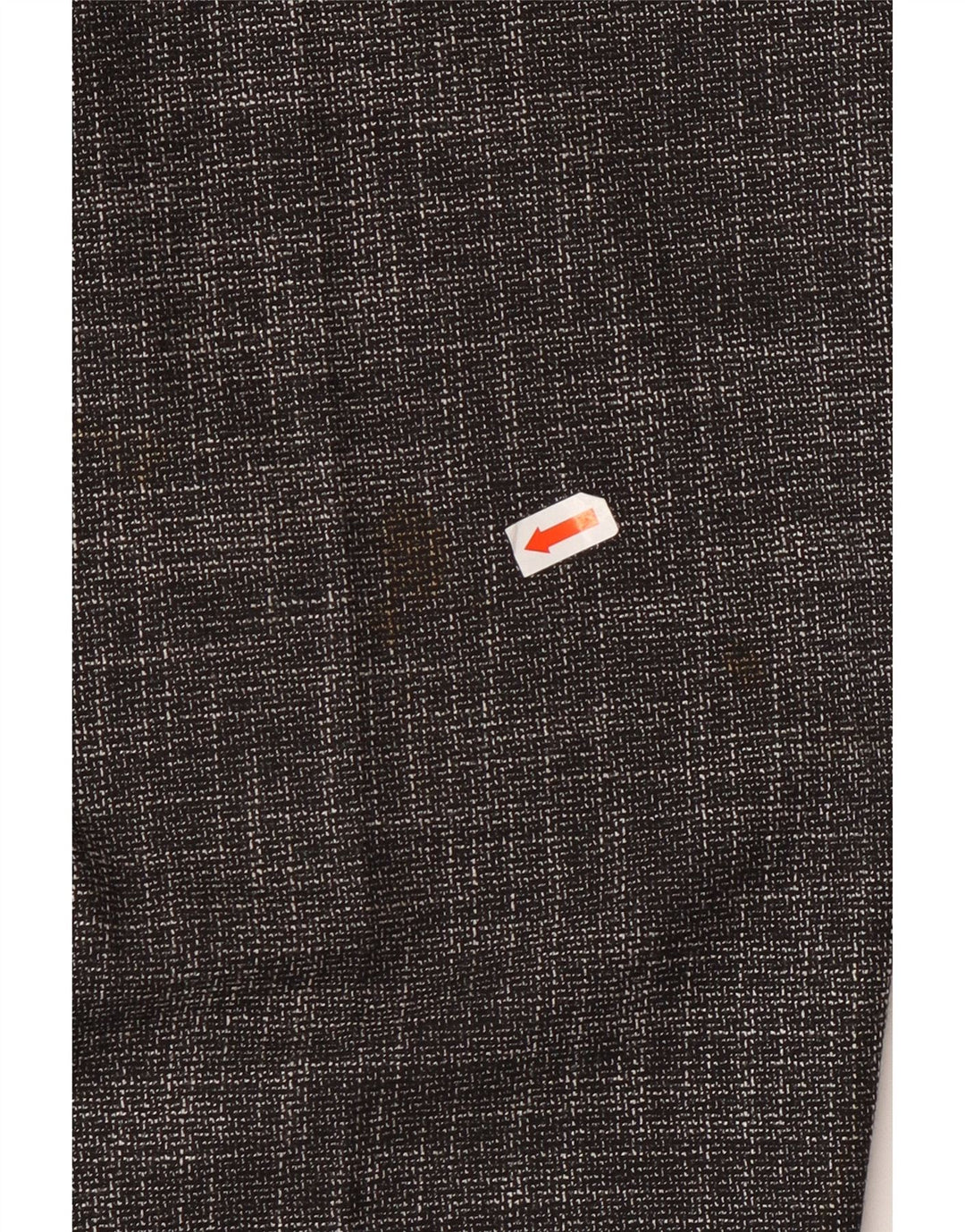 Calça feminina casual curta MONSOON Reino Unido 10 pequena W27 L28 cinza manchada