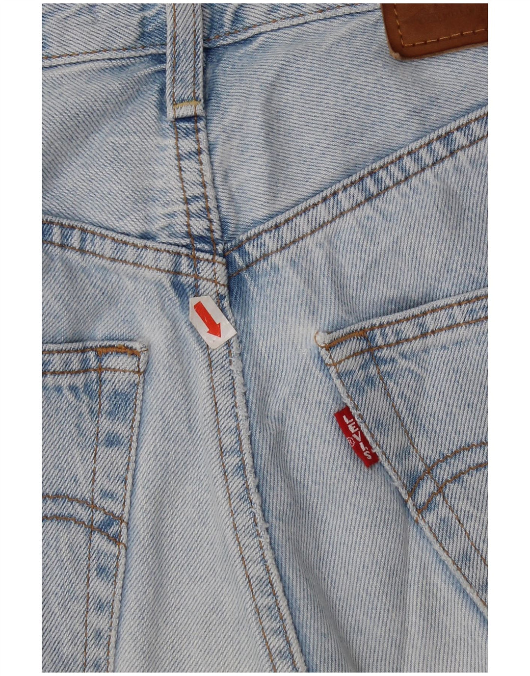 Jeans feminino Levi's Ribcage Straight W25 L29 Azul Algodão