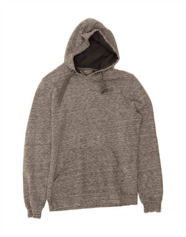 MOUNTAIN WAREHOUSE Mens Loose Fit Hoodie Jumper 2XS Grey Flecked Polyester Vintage Mountain Warehouse and Second-Hand Mountain Warehouse from Messina Hembry 