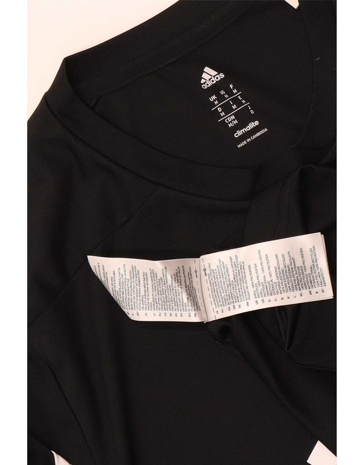 Camiseta Adidas Masculina Climalite Graphic Top Médio Preto