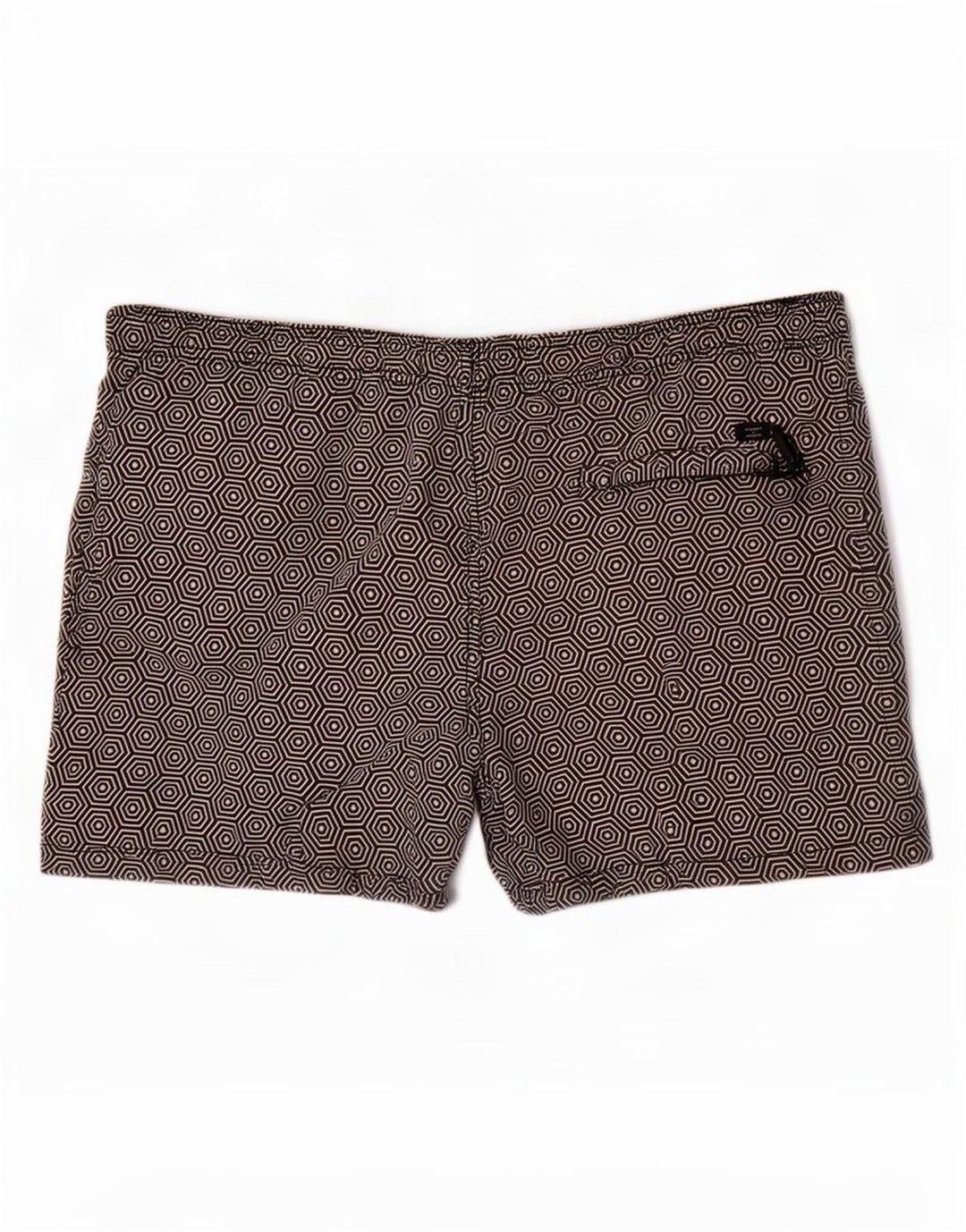 Shorts de natação masculino Superdry XL poliéster geométrico preto